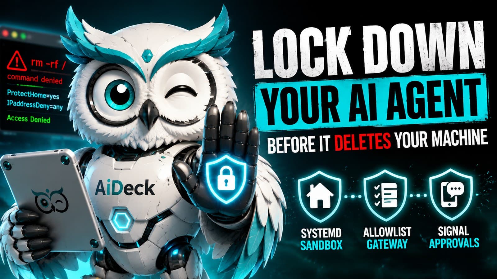 Agent Permissions Playbook: Stop Your AI From Wrecking Your Box